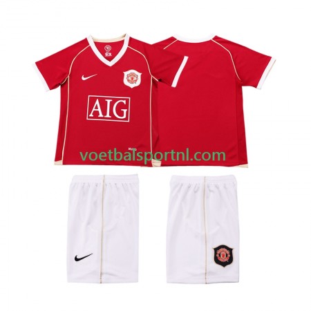 Manchester United 2006 2007 Retro Kind Thuis Tenue